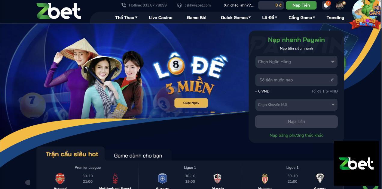 LÔ ĐỀ ZBET - CASINO ZBET - NHÀ CÁI ZBET