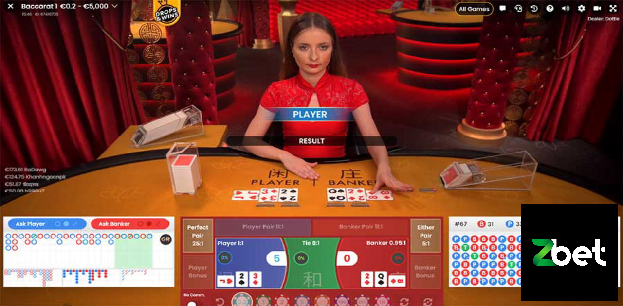 BACCARAT LIVE ZBET - CASINO ZBET - NHÀ CÁI ZBET